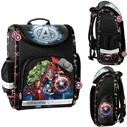 PASO AV22II-524, Schulrucksack AVENGERS, Multicolor PASO AV22II-524, Schulrucksack AVENGERS, Multicolor von PASO