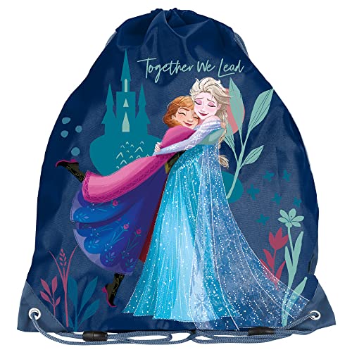 Paso Kinder Turnbeutel/Sportbeutel 36x32 cm - Frozen - Blau Paso Kinder Turnbeutel/Sportbeutel 36x32 cm - Frozen - Blau von Paso