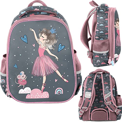 PASO PP23BA-565, Schulrucksack Ballet, Multicolor, 38 x 27 x 16 cm PASO PP23BA-565, Schulrucksack Ballet, Multicolor, 38 x 27 x 16 cm von PASO