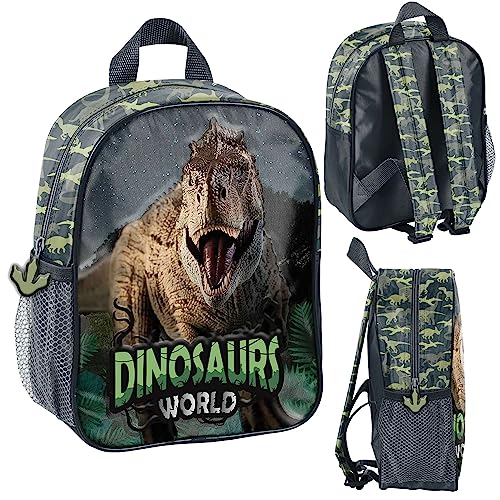 PASO Unisex Kinder Dinosaur Schulrucksack, 28 x 22 x 10 cm, mehrfarbig, 28 x 22 x 10 cm PASO Unisex Kinder Dinosaur Schulrucksack, 28 x 22 x 10 cm, mehrfarbig, 28 x 22 x 10 cm von PASO