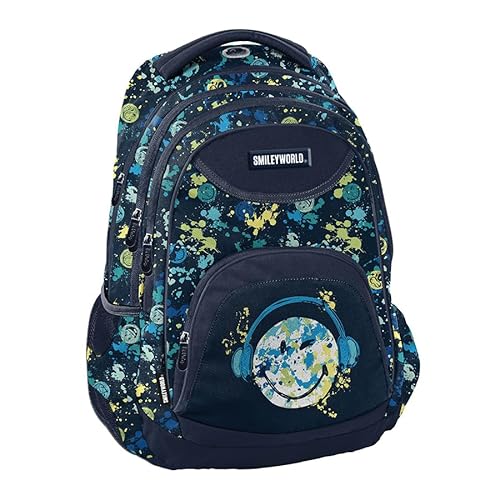 PASO SM23LC-2708, Schulrucksack SMILEY BeUniq, Multicolor von PASO