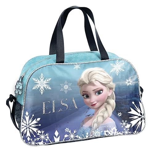 PASO Sporttasche für Schwimmbad und Schule mit Frozen Disney Motiv für Jungen - Schwimmtasche mit verstellbarem Gurt und Zwei Griffen - Reisetasche für Kinder - Kindersporttasche - Trainingstasche von PASO