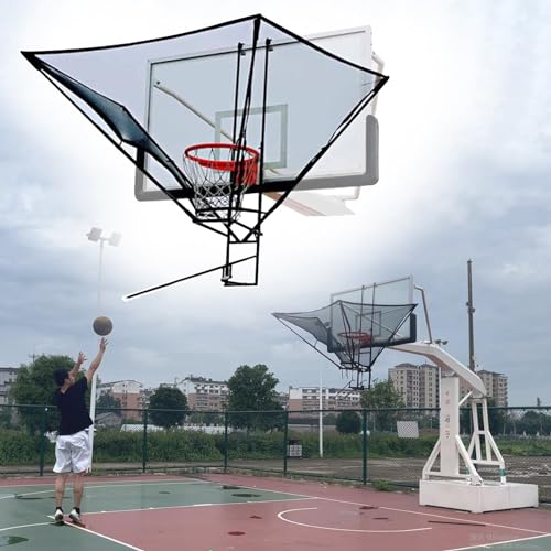 Tragbares Ballrücklaufnetz für Basketballkorb, Basketball-Rebounder-Rücklaufrutsche, Basketball-Schussrücklauf von PASPRT