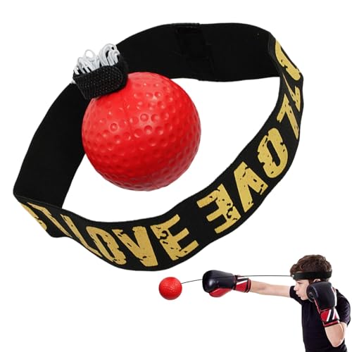 Box-Reflexball-Stirnband-Set, Boxer-Reflexball | Reflexball-Stirnband für Kinder | Trainieren Sie die Hand-Auge-Koordination mit Boxbällen für Schlafzimmer, Wohnzimmer, Innenhof, Parks und Fitnessstud von PASSI