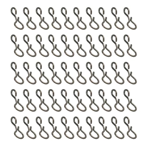 PATIKIL 0.2" x 0.1" Fliegenfischen Schnappschüsse 100 Pack Edelstahl Schnellwechsler Ohne Knoten Schnell Schnapp Köder Verbinder für Vorrichtungen Köder Salzwasser Schwarz PATIKIL 0.2" x 0.1" Fliegenfischen Schnappschüsse 100 Pack Edelstahl Schnellwechsler Ohne Knoten Schnell Schnapp Köder Verbinder für Vorrichtungen Köder Salzwasser Schwarz von PATIKIL