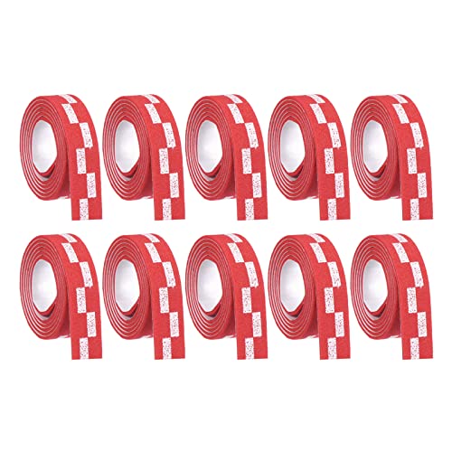 PATIKIL 10 Pack Tischtennis Kantenband Seitenband Kantenschutz Paddelschläger 18" Rot PATIKIL 10 Pack Tischtennis Kantenband Seitenband Kantenschutz Paddelschläger 18" Rot von PATIKIL