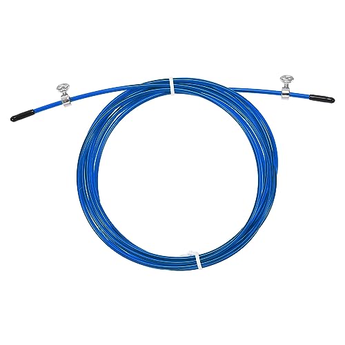 PATIKIL 10Ft Schnellsprung Seil Ersatz Kabel 2.5mm Profi Springseil Stahl Draht Ersatz für Hochgeschwindigkeit Sprungseile Blau PATIKIL 10Ft Schnellsprung Seil Ersatz Kabel 2.5mm Profi Springseil Stahl Draht Ersatz für Hochgeschwindigkeit Sprungseile Blau von PATIKIL