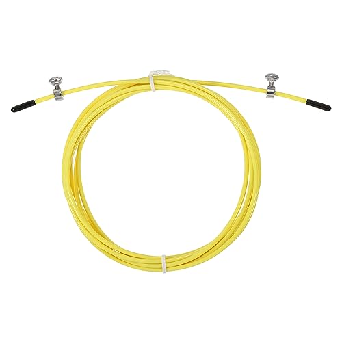 PATIKIL 10Ft Schnellsprung Seil Ersatz Kabel 2.5mm Profi Springseil Stahl Draht Ersatz für Hochgeschwindigkeit Sprungseile Gelb PATIKIL 10Ft Schnellsprung Seil Ersatz Kabel 2.5mm Profi Springseil Stahl Draht Ersatz für Hochgeschwindigkeit Sprungseile Gelb von PATIKIL