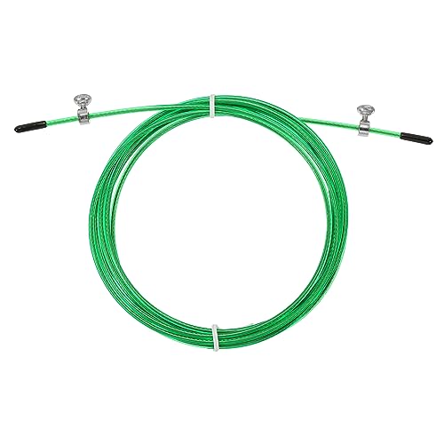 PATIKIL 10Ft Schnellsprung Seil Ersatz Kabel 2.5mm Profi Springseil Stahl Draht Ersatz für Hochgeschwindigkeit Sprungseile Grün von PATIKIL