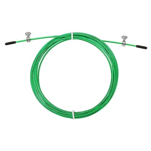 PATIKIL 10Ft Schnellsprung Seil Ersatz Kabel 2.5mm Profi Springseil Stahl Draht Ersatz für Hochgeschwindigkeit Sprungseile Grün PATIKIL 10Ft Schnellsprung Seil Ersatz Kabel 2.5mm Profi Springseil Stahl Draht Ersatz für Hochgeschwindigkeit Sprungseile Grün von PATIKIL