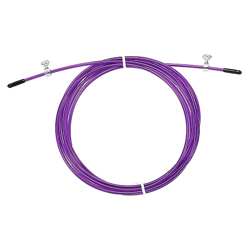 PATIKIL 10Ft Schnellsprung Seil Ersatz Kabel 2.5mm Profi Springseil Stahl Draht Ersatz für Hochgeschwindigkeit Sprungseile Lila von PATIKIL