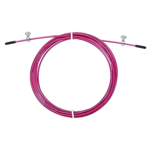 PATIKIL 10Ft Schnellsprung Seil Ersatz Kabel 2.5mm Profi Springseil Stahl Draht Ersatz für Hochgeschwindigkeit Sprungseile Rosa PATIKIL 10Ft Schnellsprung Seil Ersatz Kabel 2.5mm Profi Springseil Stahl Draht Ersatz für Hochgeschwindigkeit Sprungseile Rosa von PATIKIL