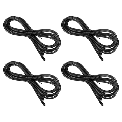 PATIKIL 10ft Ersatzkabel für Speed Jump Rope, 4er Pack 4,5 mm professionelles Ersatzseil für High-Speed Springseile, Schwarz PATIKIL 10ft Ersatzkabel für Speed Jump Rope, 4er Pack 4,5 mm professionelles Ersatzseil für High-Speed Springseile, Schwarz von PATIKIL