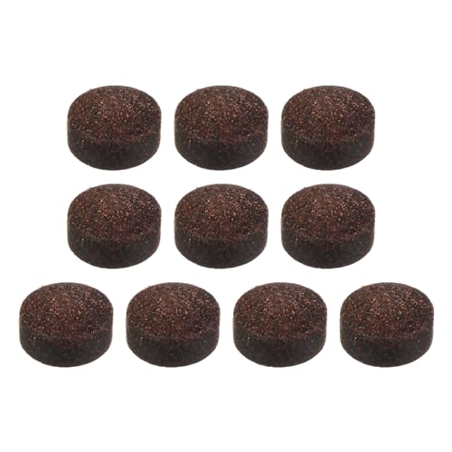 PATIKIL 11mm Pool Queue Spitzen, 10er Pack Billard Queue Spitzen Ersatzspitze Snooker Queue Spitzen für Pool Queue, Braun PATIKIL 11mm Pool Queue Spitzen, 10er Pack Billard Queue Spitzen Ersatzspitze Snooker Queue Spitzen für Pool Queue, Braun von PATIKIL