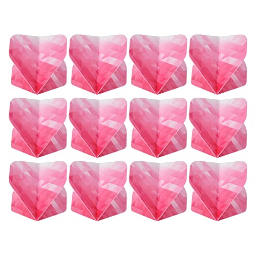 PATIKIL 12Pack Pfeilflüge PET Standard Pfeile Zubehör Ersatzteile für Weichspitze Stahl Spitze Geometric Stil Rosa Weiß PATIKIL 12Pack Pfeilflüge PET Standard Pfeile Zubehör Ersatzteile für Weichspitze Stahl Spitze Geometric Stil Rosa Weiß von PATIKIL