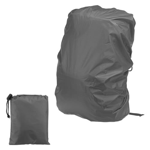 PATIKIL 15-25L wasserdichte Rucksack Regenhülle mit rutschfesten Kreuzschnallen und Zugbeutel für Wandern, Camping, Reisen, S, Kariertes Grau PATIKIL 15-25L wasserdichte Rucksack Regenhülle mit rutschfesten Kreuzschnallen und Zugbeutel für Wandern, Camping, Reisen, S, Kariertes Grau von PATIKIL