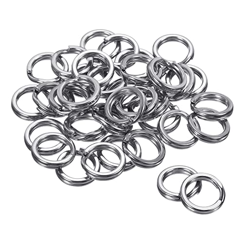 PATIKIL 2.0mmx16mm 50Paket Angeln Spaltringe 304 Edelstahl Doppel Flach Köder Anschluss PATIKIL 2.0mmx16mm 50Paket Angeln Spaltringe 304 Edelstahl Doppel Flach Köder Anschluss von PATIKIL