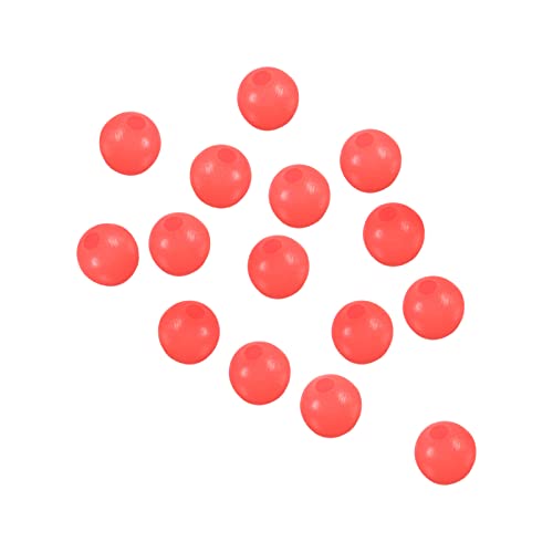 PATIKIL 200Stk 5mm Fischerei Perlen Plastik Glühende Fischen Köder Rund Rot PATIKIL 200Stk 5mm Fischerei Perlen Plastik Glühende Fischen Köder Rund Rot von PATIKIL