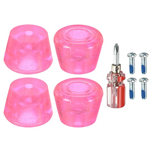 PATIKIL 2Paar Rollschuh Zehenstopfen Rollschuh Stopper Bremsstopper mit Schraubenzieher 82A für Rollschuhe Roller Skate, Hellrosa PATIKIL 2Paar Rollschuh Zehenstopfen Rollschuh Stopper Bremsstopper mit Schraubenzieher 82A für Rollschuhe Roller Skate, Hellrosa von PATIKIL
