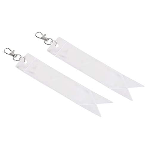 PATIKIL 2Pack Sicherheit Reflektor Etikett Anhänger PVC Reflektierende Getriebe Schlüsselanhänger für Rucksack Tasche Jacke Silber PATIKIL 2Pack Sicherheit Reflektor Etikett Anhänger PVC Reflektierende Getriebe Schlüsselanhänger für Rucksack Tasche Jacke Silber von PATIKIL