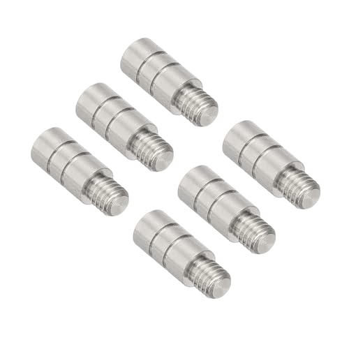 PATIKIL 2g Dart Gewichte, 6 Stück Messing Akzentuierer mit 2BA Gewinde für Dart-Gewichtszubehör, Silberton PATIKIL 2g Dart Gewichte, 6 Stück Messing Akzentuierer mit 2BA Gewinde für Dart-Gewichtszubehör, Silberton von PATIKIL