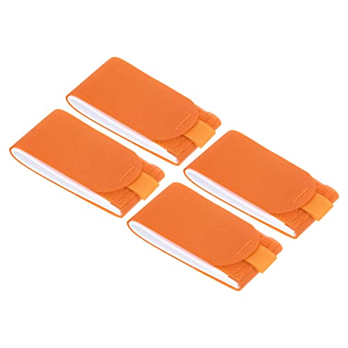 PATIKIL 4 Packungen Ski Tragegurt verstellbar Skischuhe Boards Helm Schlittschuhe Tragen Riemen Skifahren Gurt 47cmx5,5cm orange von PATIKIL