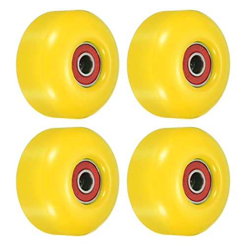PATIKIL 4 Stück 52mm Longboard Rollen mit Lager ABEC-9 Skateboard Rad Straße Rollen für Skateboards Cruiser Räder Ersatz 95A Gelb Rot PATIKIL 4 Stück 52mm Longboard Rollen mit Lager ABEC-9 Skateboard Rad Straße Rollen für Skateboards Cruiser Räder Ersatz 95A Gelb Rot von PATIKIL