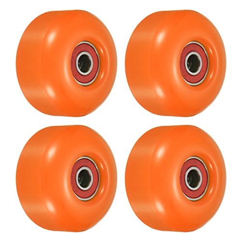 PATIKIL 4 Stück 52mm Longboard Rollen mit Lager ABEC-9 Skateboard Rad Straße Rollen für Skateboards Cruiser Räder Ersatz 95A Orange Rot PATIKIL 4 Stück 52mm Longboard Rollen mit Lager ABEC-9 Skateboard Rad Straße Rollen für Skateboards Cruiser Räder Ersatz 95A Orange Rot von PATIKIL