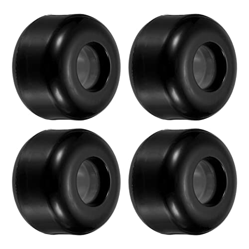 PATIKIL 4 Stück 54mm Longboard Rollen Skateboard Rad Straße Rollen für Skateboards Cruiser Räder Ersatz 85A Schwarz von PATIKIL