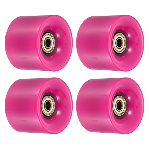 PATIKIL 4 Stück 60mm Longboards Rollen mit Lager ABEC-1 Skateboard Rad Straße Rollen für Skateboards Cruiser Räder Ersatz 80A Rose Rot Goldton PATIKIL 4 Stück 60mm Longboards Rollen mit Lager ABEC-1 Skateboard Rad Straße Rollen für Skateboards Cruiser Räder Ersatz 80A Rose Rot Goldton von PATIKIL