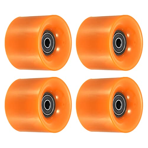 PATIKIL 4 Stück 60mm Longboard Rollen mit Lager ABEC-9 Skateboard Rad Straße Rollen für Skateboards Cruiser Räder Ersatz 80A Orange, Schwarz PATIKIL 4 Stück 60mm Longboard Rollen mit Lager ABEC-9 Skateboard Rad Straße Rollen für Skateboards Cruiser Räder Ersatz 80A Orange, Schwarz von PATIKIL