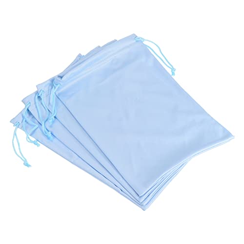 PATIKIL 4 Stück Ski Brillen Tasche Mikrofaser Schneebrille Abdeckung Weiche Aufbewahrung Hülle Kordelzug Tasche für Sonnenbrille Kamera Linsen Hellblau PATIKIL 4 Stück Ski Brillen Tasche Mikrofaser Schneebrille Abdeckung Weiche Aufbewahrung Hülle Kordelzug Tasche für Sonnenbrille Kamera Linsen Hellblau von PATIKIL