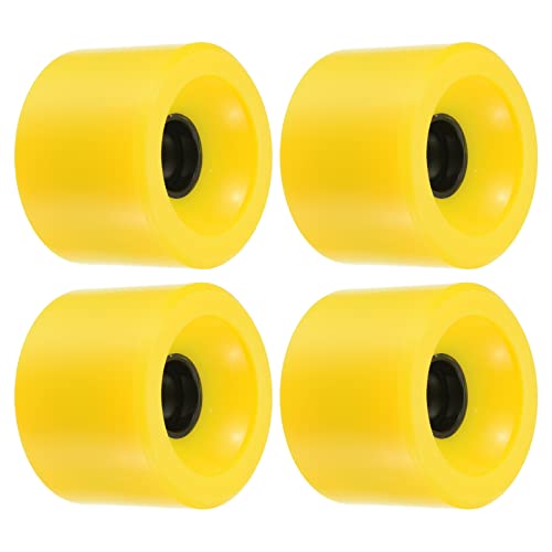 PATIKIL 4Pack 70mm 78A Langboard Rad Weich Cruiser Räder Straße Räder für Skateboards Skateboard Rad Ersatz PU Gelb PATIKIL 4Pack 70mm 78A Langboard Rad Weich Cruiser Räder Straße Räder für Skateboards Skateboard Rad Ersatz PU Gelb von PATIKIL