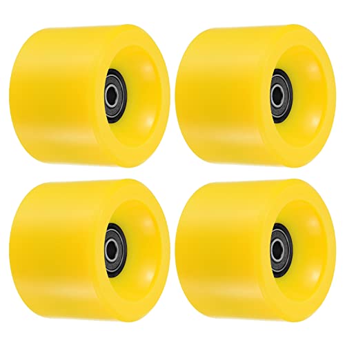 PATIKIL 4Pack 70mm 78A Langboard Räder mit Schwarz ABEC-9 Lager Weich Cruiser Räder Straße Räder für Skateboards Skateboard Rad PU Gelb PATIKIL 4Pack 70mm 78A Langboard Räder mit Schwarz ABEC-9 Lager Weich Cruiser Räder Straße Räder für Skateboards Skateboard Rad PU Gelb von PATIKIL