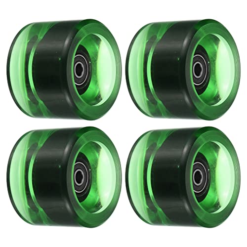 PATIKIL 4Pack 70mm 78A Langboard Räder mit Schwarz ABEC-9 Lager Weich Cruiser Räder Straße Räder für Skateboards Skateboard Rad PU Klar Grün PATIKIL 4Pack 70mm 78A Langboard Räder mit Schwarz ABEC-9 Lager Weich Cruiser Räder Straße Räder für Skateboards Skateboard Rad PU Klar Grün von PATIKIL