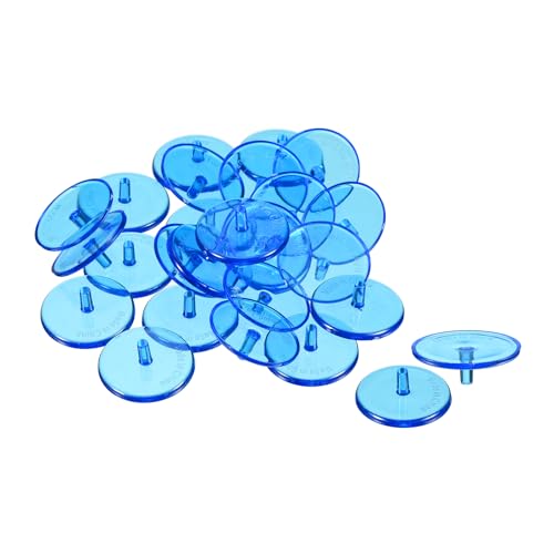 PATIKIL 50 Stück Golfball Markierung 24mm Runde Transparente Flache Position Markierung Orte Werkzeug Golf Sport Zubehör Blau PATIKIL 50 Stück Golfball Markierung 24mm Runde Transparente Flache Position Markierung Orte Werkzeug Golf Sport Zubehör Blau von PATIKIL