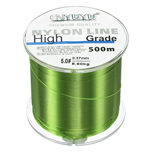PATIKIL 547Yard/1640FT Angelschnur 13Lb Monofilament Fluorkarbon Beschichtet Hellgrün PATIKIL 547Yard/1640FT Angelschnur 13Lb Monofilament Fluorkarbon Beschichtet Hellgrün von PATIKIL