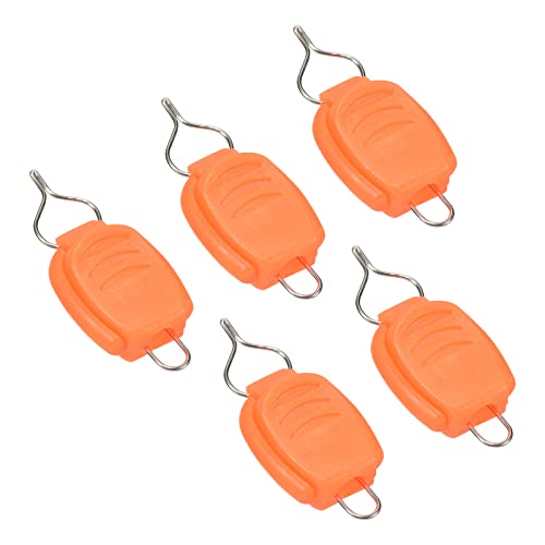 PATIKIL 5Paket Fischen Leitung Halterung Angelrolle Angeln Klemme Schnalle Stopfen Orange PATIKIL 5Paket Fischen Leitung Halterung Angelrolle Angeln Klemme Schnalle Stopfen Orange von PATIKIL