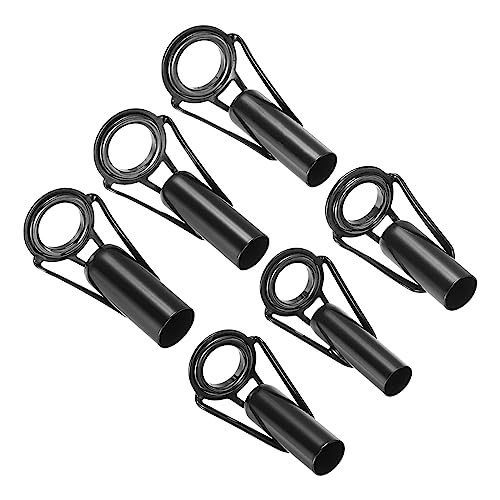 PATIKIL 6-10mm Angelrute Spitze Reparatur Kit 6Stk Edelstahl Pfahl Ring Leitfaden Ersatz für Salzwasser Süßwasser Fischen Schwarz PATIKIL 6-10mm Angelrute Spitze Reparatur Kit 6Stk Edelstahl Pfahl Ring Leitfaden Ersatz für Salzwasser Süßwasser Fischen Schwarz von PATIKIL