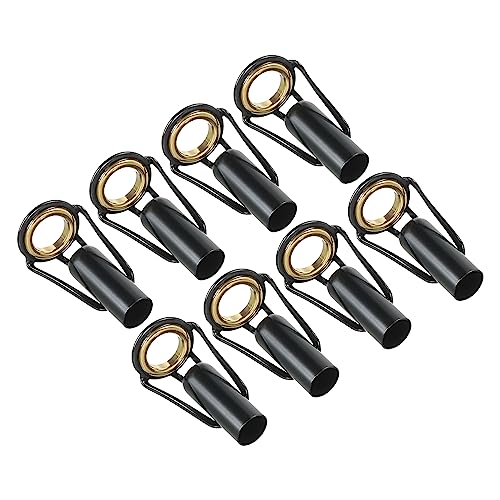 PATIKIL 6.0mm Angelrute Spitze Reparatur Kit 8Stk Edelstahl Pfahl Ring Leitfaden Ersatz für Salzwasser Süßwasser Fischen Golden PATIKIL 6.0mm Angelrute Spitze Reparatur Kit 8Stk Edelstahl Pfahl Ring Leitfaden Ersatz für Salzwasser Süßwasser Fischen Golden von PATIKIL