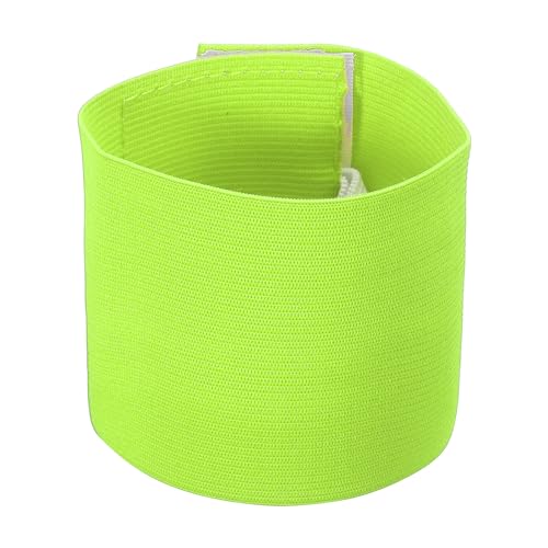 PATIKIL 9.4x2.5 Fußball Kapitänsbinde, Nylon Unisex Elastische Armbinde Verstellbar für Jugendliche und Erwachsene, Leuchtendes Grün PATIKIL 9.4x2.5 Fußball Kapitänsbinde, Nylon Unisex Elastische Armbinde Verstellbar für Jugendliche und Erwachsene, Leuchtendes Grün von PATIKIL