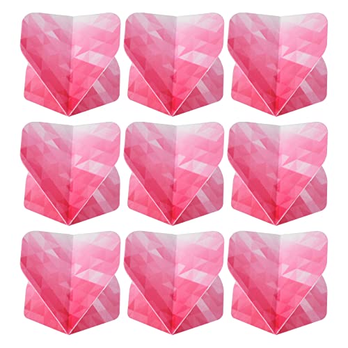 PATIKIL 9Pack Pfeilflüge PET Standard Pfeile Zubehör Ersatzteile für Weichspitze Stahl Spitze Geometric Stil Rosa Weiß PATIKIL 9Pack Pfeilflüge PET Standard Pfeile Zubehör Ersatzteile für Weichspitze Stahl Spitze Geometric Stil Rosa Weiß von PATIKIL