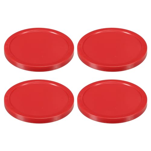 PATIKIL Air Hockey Pucks 3.2 Zoll, 4 Stück Air Hockey Schwere Ersatzpucks für Spiel-Tische Zubehör, Rot PATIKIL Air Hockey Pucks 3.2 Zoll, 4 Stück Air Hockey Schwere Ersatzpucks für Spiel-Tische Zubehör, Rot von PATIKIL