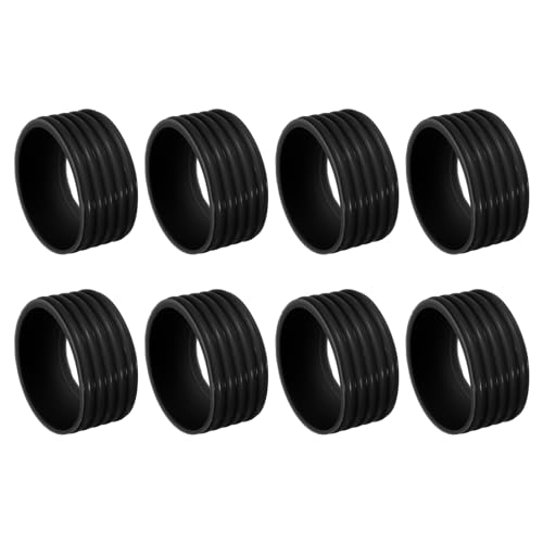 PATIKIL Badminton Schläger Griff Ring, 8er Packung Schläger Fixierungsring Griffband Gummi Ring rutschfest, schwarz PATIKIL Badminton Schläger Griff Ring, 8er Packung Schläger Fixierungsring Griffband Gummi Ring rutschfest, schwarz von PATIKIL