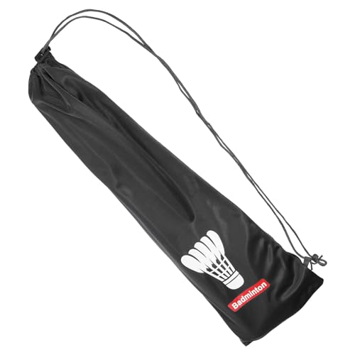 PATIKIL Badmintonschläger-Hülle, weiche Badmintonschläger-Tasche mit Samtfutter, Zugband, leicht für Badmintonspieler, schwarz von PATIKIL