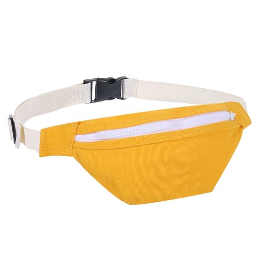 PATIKIL Bauchtasche Gürteltasche Kreuztasche Hüfttasche mit Verstellbarem Gurt für Damen Herren Reisen Laufen Wandern Radfahren Gelb PATIKIL Bauchtasche Gürteltasche Kreuztasche Hüfttasche mit Verstellbarem Gurt für Damen Herren Reisen Laufen Wandern Radfahren Gelb von PATIKIL