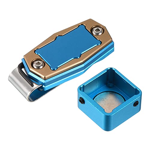 PATIKIL Billard Magnetische Kreide Halter Legierung Pool Queue Kreide Spitze Gehäuse mit Gürtelclip für Snooker Sport Zubehör Blau PATIKIL Billard Magnetische Kreide Halter Legierung Pool Queue Kreide Spitze Gehäuse mit Gürtelclip für Snooker Sport Zubehör Blau von PATIKIL