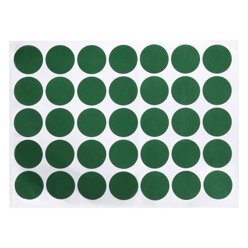 PATIKIL Billardtuch Reparaturaufkleber 35mm, 35 Stück/1 Blatt Tuch Snooker Patches Billardtisch Tuch Schutz Pool Zubehör, Grün PATIKIL Billardtuch Reparaturaufkleber 35mm, 35 Stück/1 Blatt Tuch Snooker Patches Billardtisch Tuch Schutz Pool Zubehör, Grün von PATIKIL