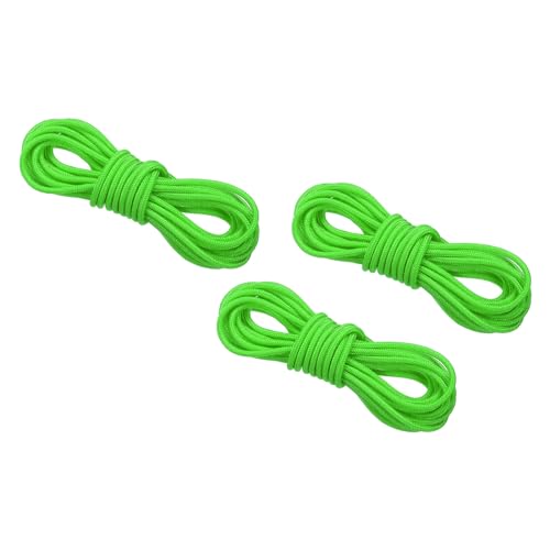 PATIKIL Bogenschießen D-Schlaufe Seil 10 FT, 3er Pack Bogensehnen Release Nock Wire Nocking Loop Buckle Ring für Compoundbogen, Leuchtendes Grün PATIKIL Bogenschießen D-Schlaufe Seil 10 FT, 3er Pack Bogensehnen Release Nock Wire Nocking Loop Buckle Ring für Compoundbogen, Leuchtendes Grün von PATIKIL