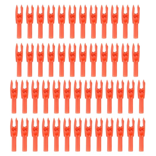 PATIKIL Bogenschießnocken 4,2 mm 0,165", 50er Pack Einstecknocken Ersatz für Jagdpfeile Compoundbogen Recurvebogen, Orange. PATIKIL Bogenschießnocken 4,2 mm 0,165", 50er Pack Einstecknocken Ersatz für Jagdpfeile Compoundbogen Recurvebogen, Orange. von PATIKIL